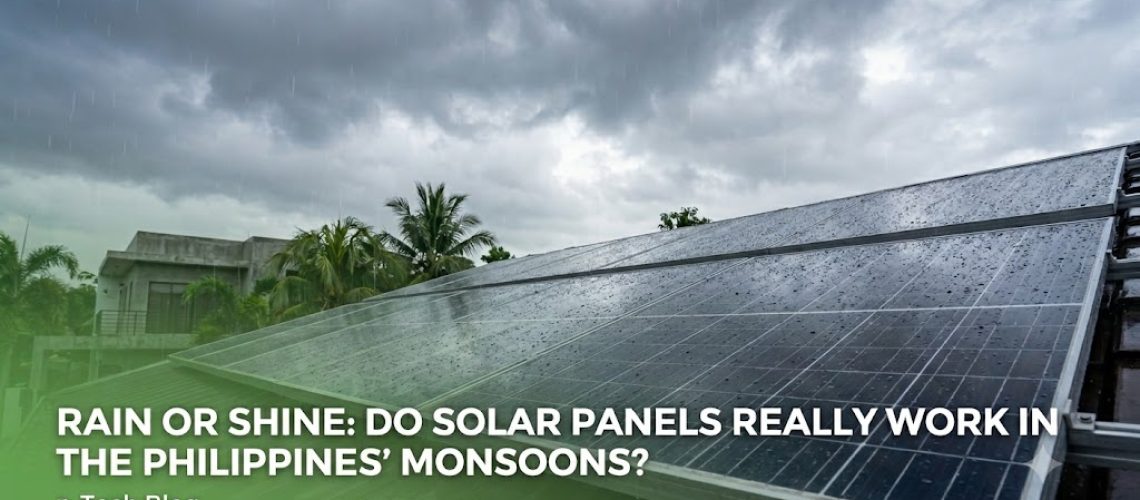 Do Solar Panels Really Work When It’s Pouring in the Philippines